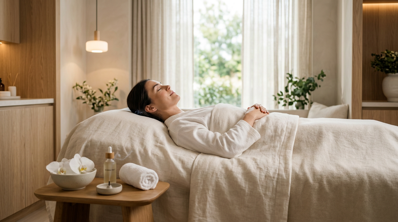 Sproščujoč ambient salona DermaFirst